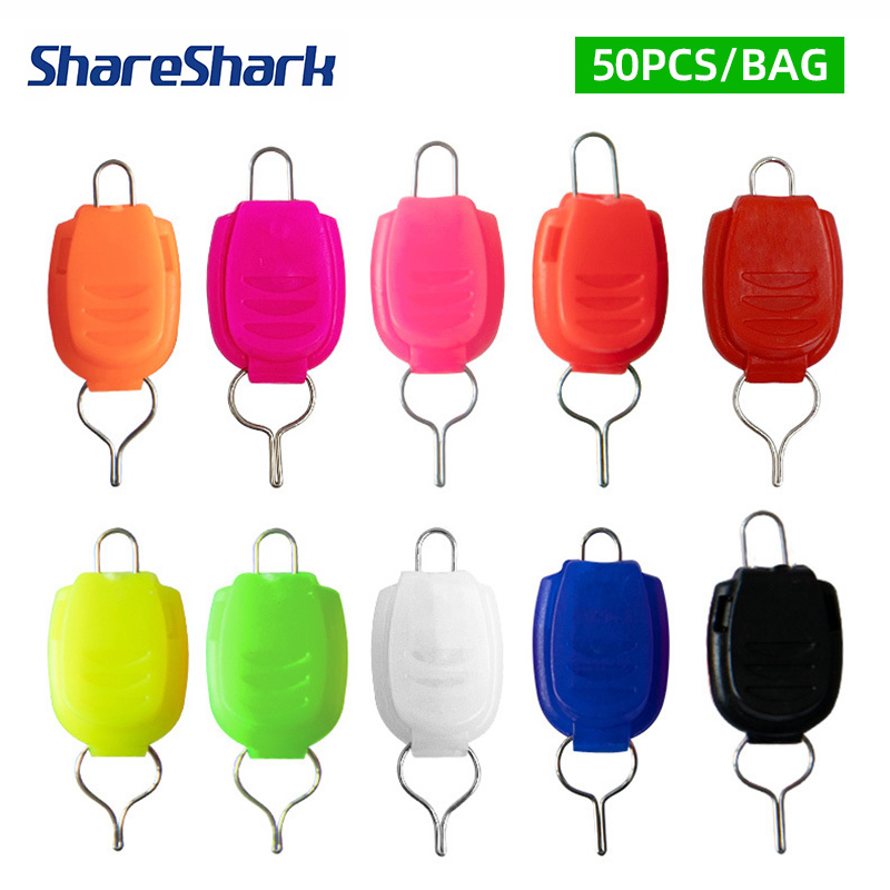 Fishing Rod Combo - ShareShark 50 pièces/sac Attache de maintien